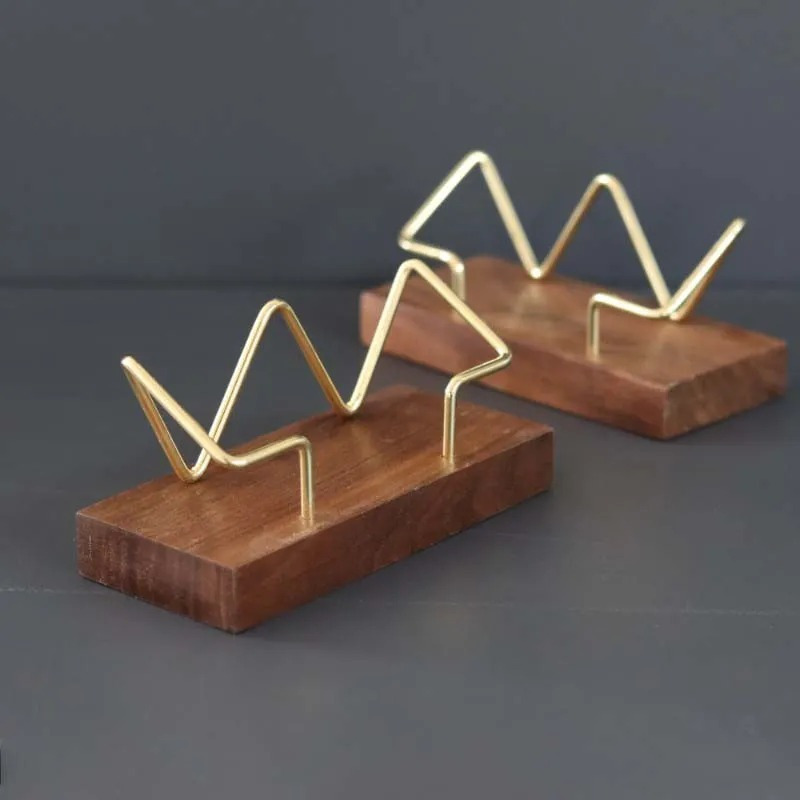 Woodworking Box - حامل بطاقة أعمال خشبية ، صندوق