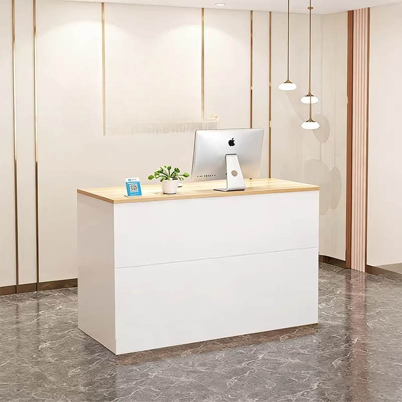 Woodworking Institute - مكتب استقبال فاخر لمركز التجميل، إنفودسك،