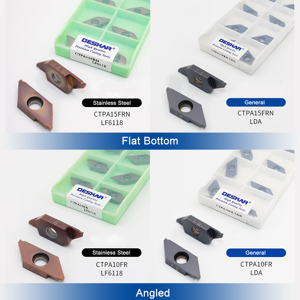 Parting Tool Lathe - DESKAR لقمة تقطيع كربيد CTPA 10FRN