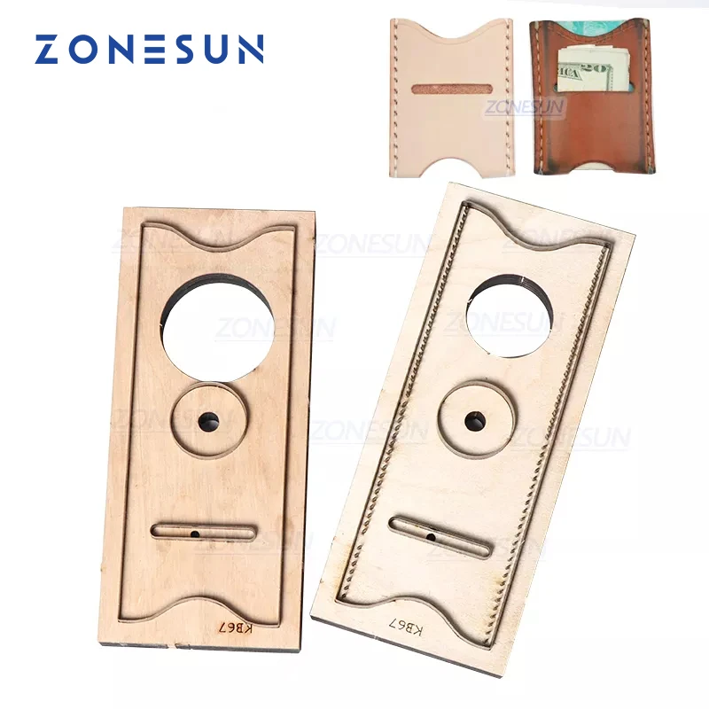 Woodworking Box - ZONESUN C2 حامل بطاقة الائتمان البنك
