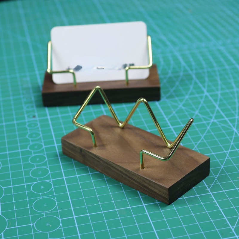 حامل بطاقة أعمال خشبية ، صندوق - مراجعة Woodworking Box وسعره