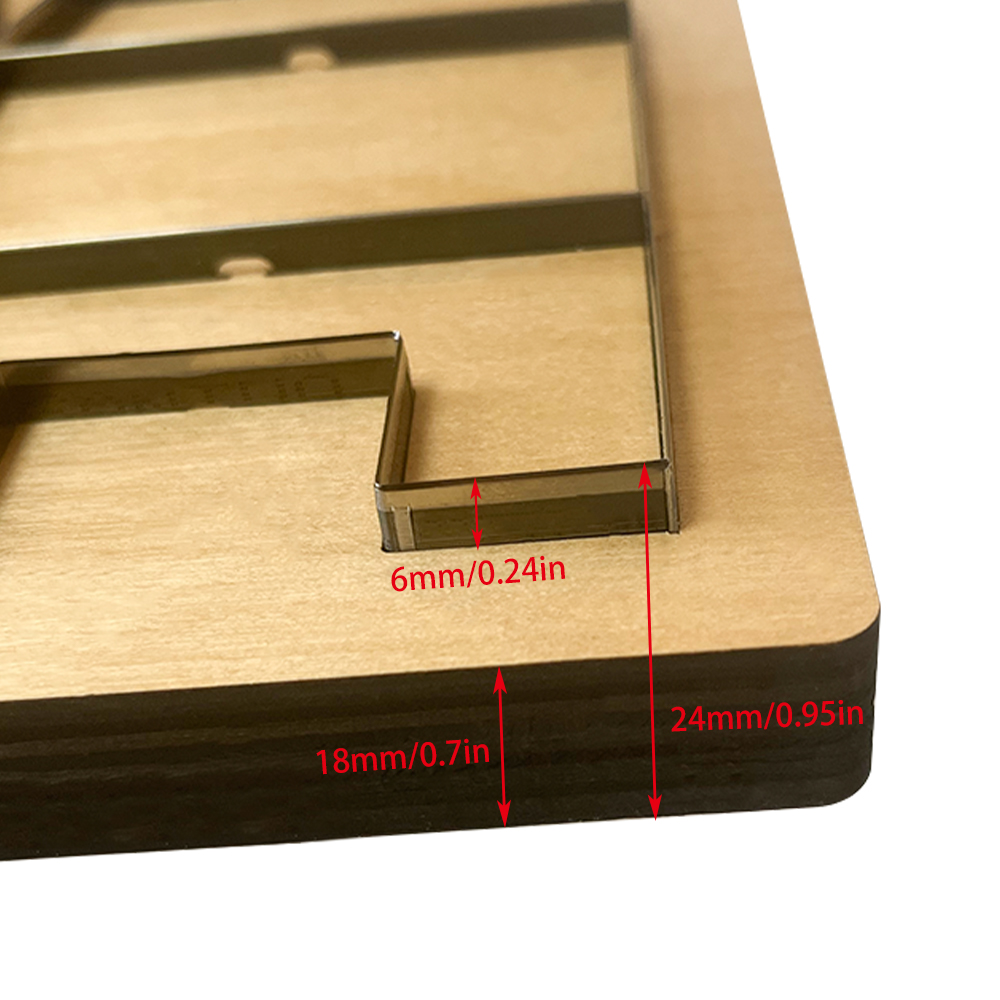 العرف يموت القاطع سكين قالب قو - مراجعة Woodworking Box وسعره