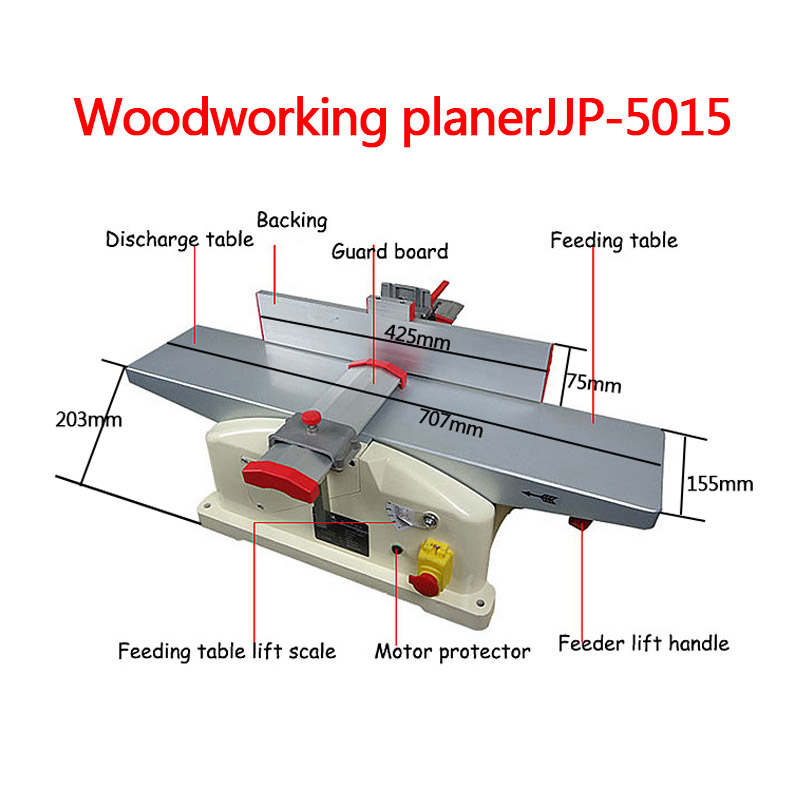 آلة تسوية الخشب المنزلية بقوة  - مراجعة Woodworking Jointer وسعره