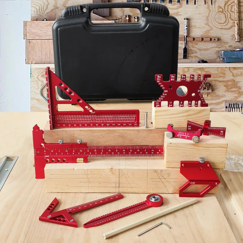 النجارة الألومنيوم مربع عدة مع - مراجعة Woodworking Box وسعره