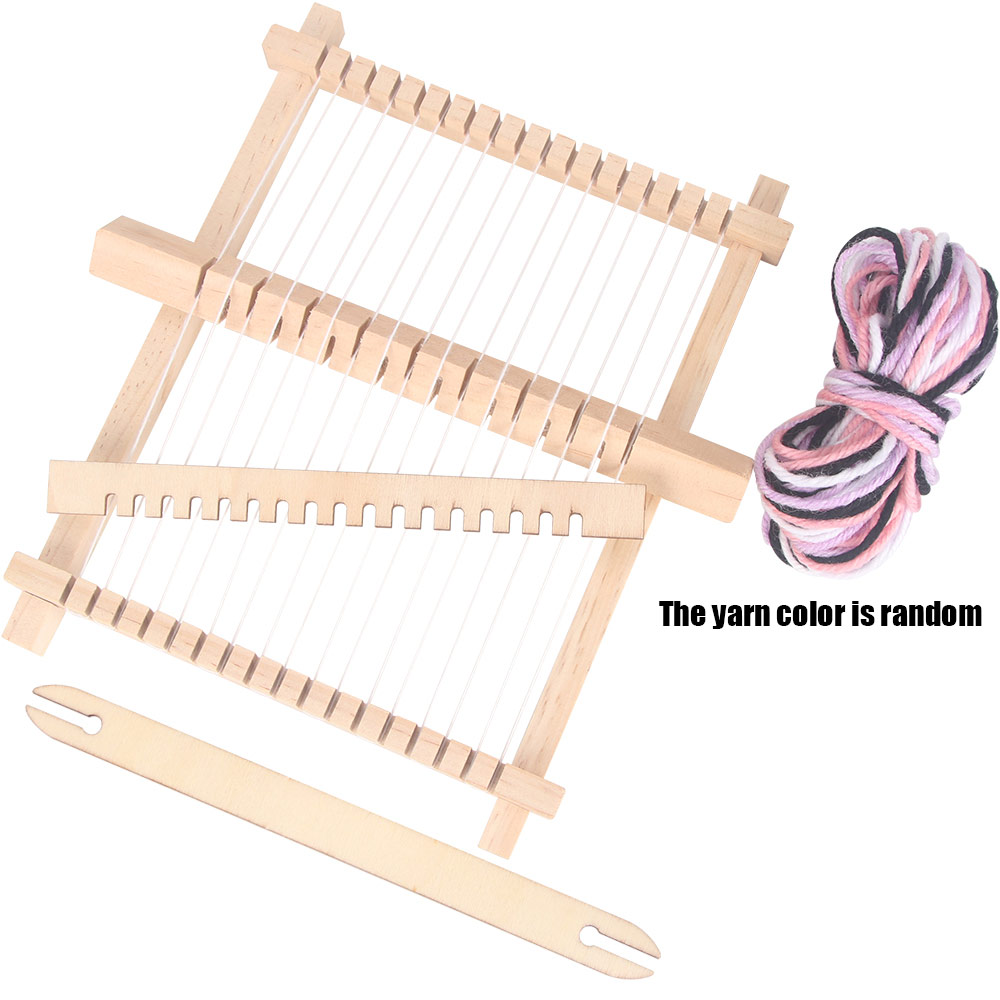 طقم نول نسيج خشبي صغير للحياكة - مراجعة Woodworking Easy Projects وسعره