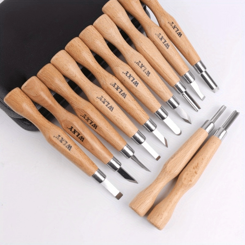 مجموعة من 12 أداة نحت خشبية اح - مراجعة Wood Chisel Set وسعره