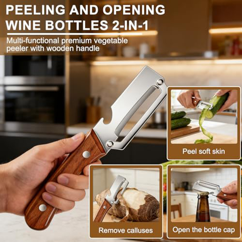 مقشرة خضروات من الفولاذ المقاو - مراجعة Woodworking Easy Projects وسعره