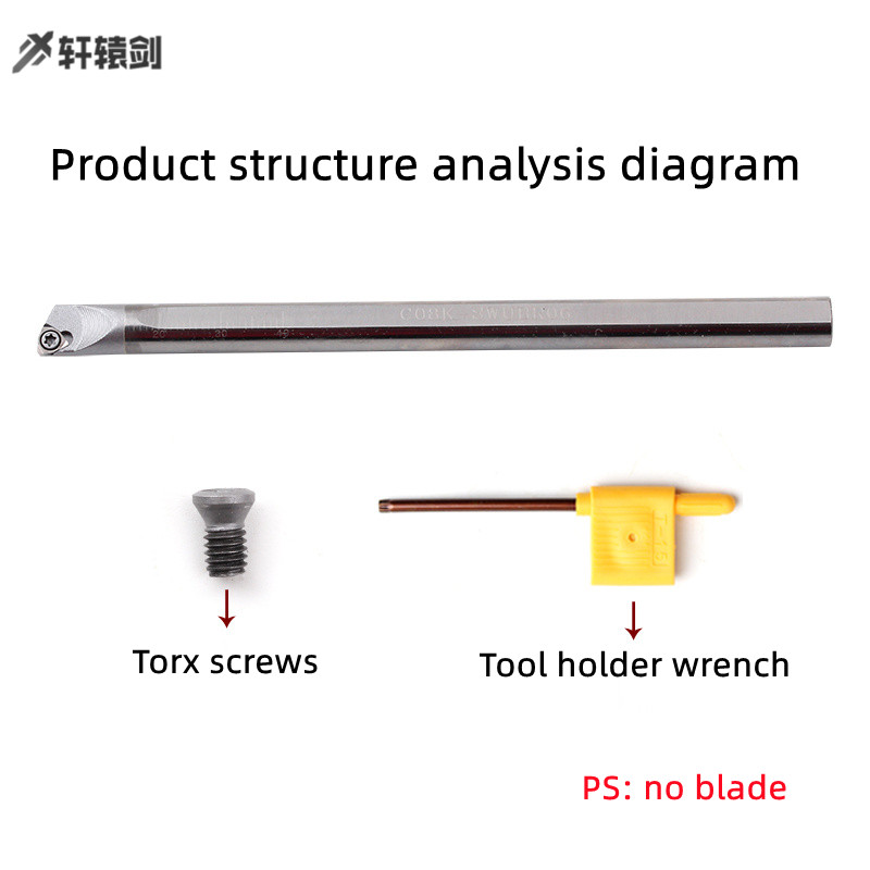 1 قطعة C05H-SWUBR06 C06K-SWUBR - مراجعة Parting Tool Lathe وسعره